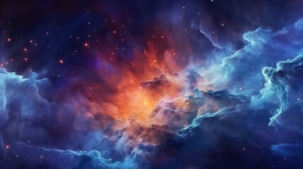Fototapeta premium colorful space background