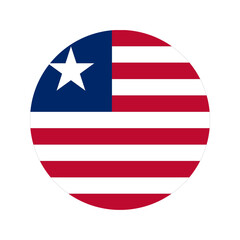 Liberia flag simple illustration for independence day or election