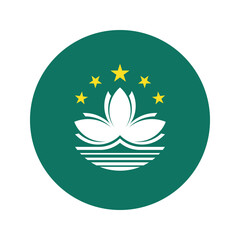 Macau flag simple illustration for independence day or election