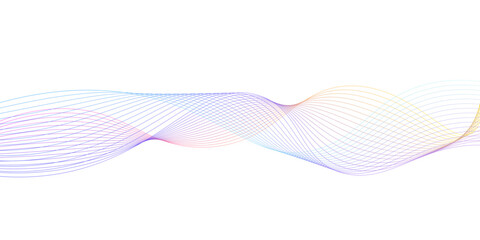 Dynamic flowing wave lines design. technology and sound wave pattern. Vector illustration