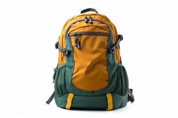 Fototapeta premium Backpack isolated white background