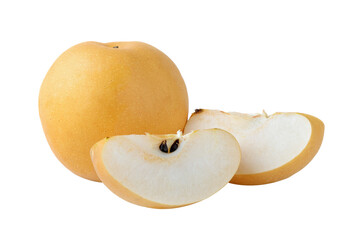 Chinese pear on transparent png