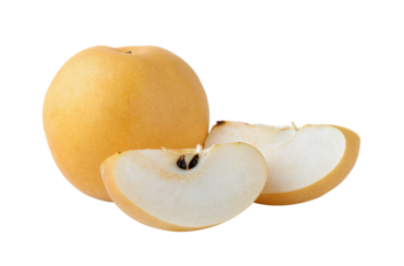 Chinese pear on transparent png