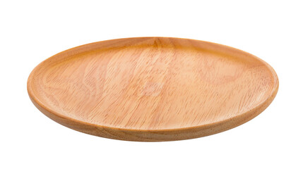 wood plate on transparent png - 617775863