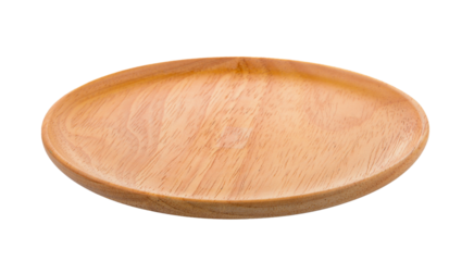 wood plate on transparent png