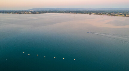 Aerial View of Ortigia Island in Syracuse, Sicily, Italy, Europe, World Heritage Site
