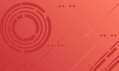 Obraz premium abstract red background with modern corporate technology concept presentation or banner design , web, page, greeting, card, background. Vector illustration with line stripes texture elements
