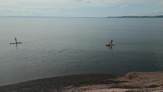 Vejle Fjord panorama on a summers day in Denmark