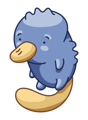 Platypus Character Sticker