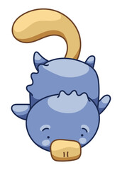 Platypus Character Sticker