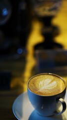 cup of cappuccino