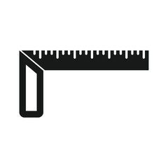 ruler icon vector
