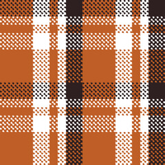 Plaid Pattern Seamless. Checker Pattern Traditional Scottish Woven Fabric. Lumberjack Shirt Flannel Textile. Pattern Tile Swatch Included.