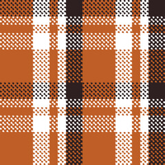 Plaid Pattern Seamless. Checker Pattern Traditional Scottish Woven Fabric. Lumberjack Shirt Flannel Textile. Pattern Tile Swatch Included.