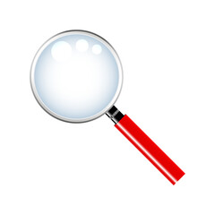 Magnifying glass with a handle 