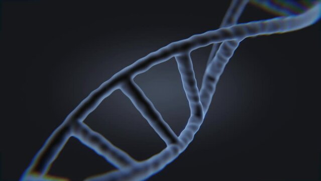 3d rendered animation of DNA