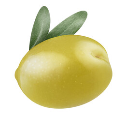 Delicious olive cut out
