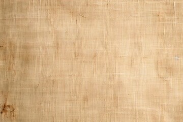 Fototapeta na wymiar Natural hessian sack fabric, unprimed canvas texture, beige brown rustic woven background, Generative AI, Generative, KI