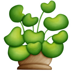 tree with leaves leaf, plant, pot, houseplant, garden, indoor, interior, illustration, isolated, green, nature, graphic, cactus, flower, floral, tree, decoration, monstera, flowerpot, botanical, minim