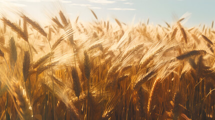 field of wheat made by midjeorney