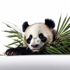 panda eating bamboo