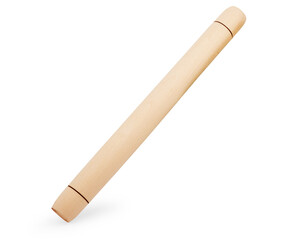 Rolling pin isolated on a white background