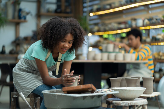 Follow the journey of an African American boy as he discovers the art of sculpting wonders in a vibrant ceramic workshop, channeling his imagination into beautiful clay creations.