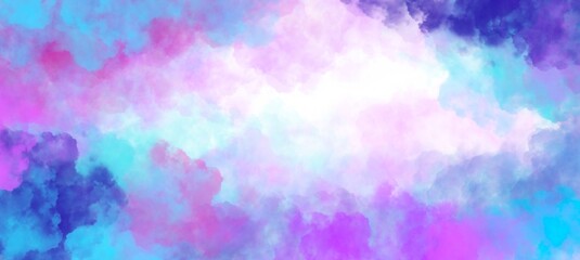 Multicolored cold background like a cloud