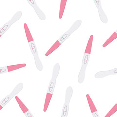 Pattern pregnancy test pregnancy planning positive negative pregnancy illustration