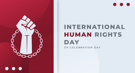 Human Rights Day Celebration Vector Design Illustration for Background, Poster, Banner, Advertising, Greeting Card