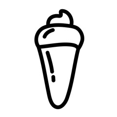 Ice cream day of hand drawn icon set