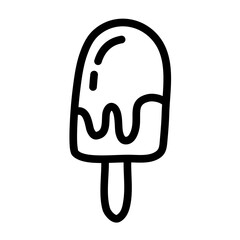 Ice cream day of hand drawn icon set