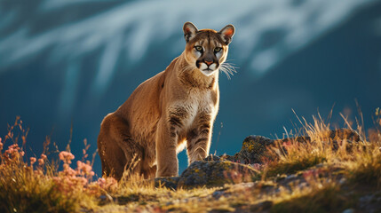 Puma or cougar. AI generative