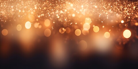 Bokeh Abstract Background with Glitter Lights. Blurred Soft vintage colored