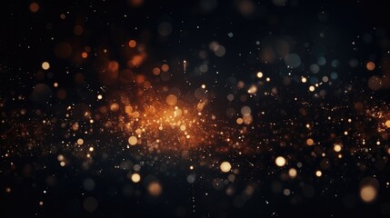 Abstract Bokeh Particle Background