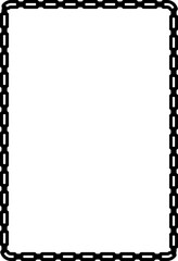 Rectangle shape Chain round frame Chain let design texture decorative vintage frames silhouette black ornamental label frames banners vector retro badges elements symbols ornate ribbon borders 