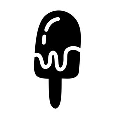 Ice cream day of hand drawn icon set