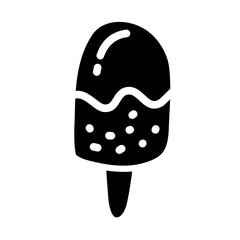 Ice cream day of hand drawn icon set