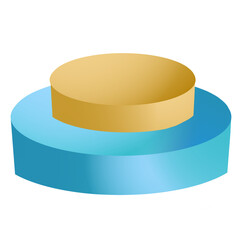 Podium shape 3d