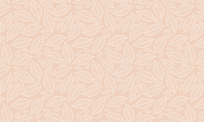 Abstract soft color bacground with leaf pattern