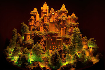 Marijuana Castle - AI Generated