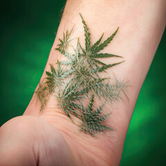 Marijuana Skin Condition - AI generated 
