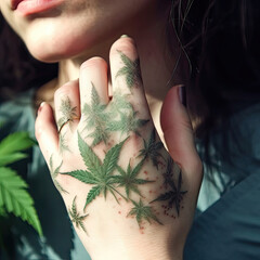 Marijuana Skin Condition - AI generated 