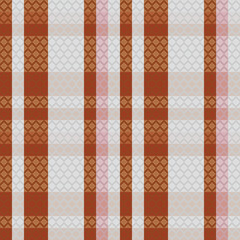 Tartan Plaid Pattern Seamless. Plaids Pattern Seamless. Template for Design Ornament. Seamless Fabric Texture. Vector Illustration