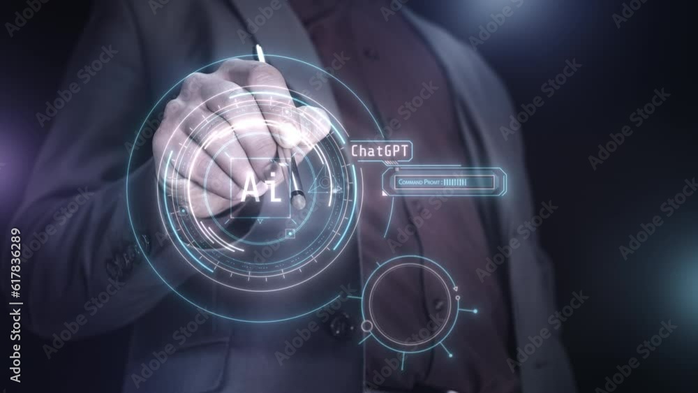 Poster activation of artificial intelligence in augmented reality.