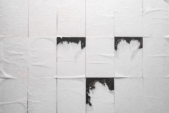 Abstract background of torn white paper.