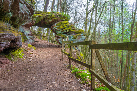 Felsentor, Pirmasens, Rheinland-Pfalz, Deutschland
