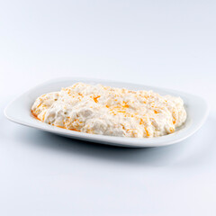 turkish mezze with yoghurt