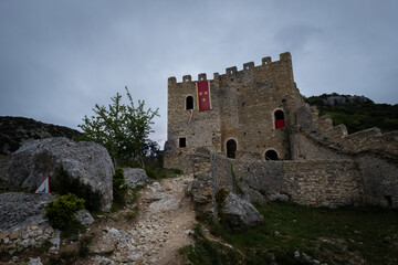 ruins of castle in france