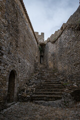 interior of an old castle
